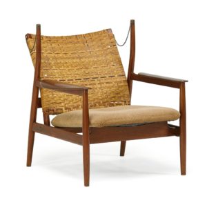 Finn Juhl, sjælden stol, 1950erne, billede af Artsy